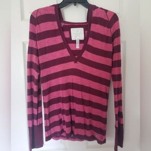 American Eagle burgundy hoodie top